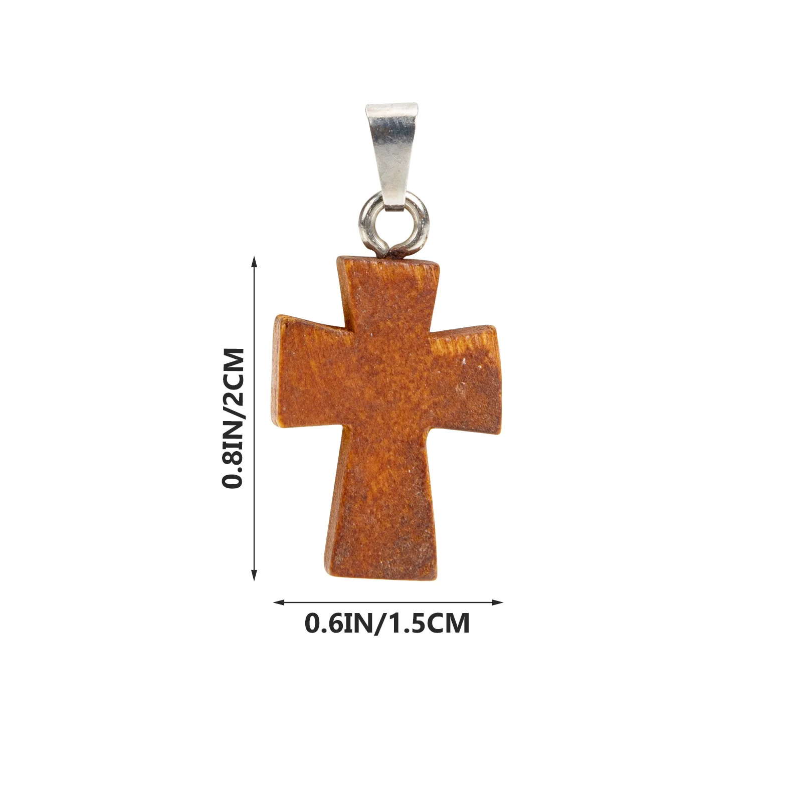 

10 Pcs Charm Pendants Men Small Crosses Jewelry Making Charms for