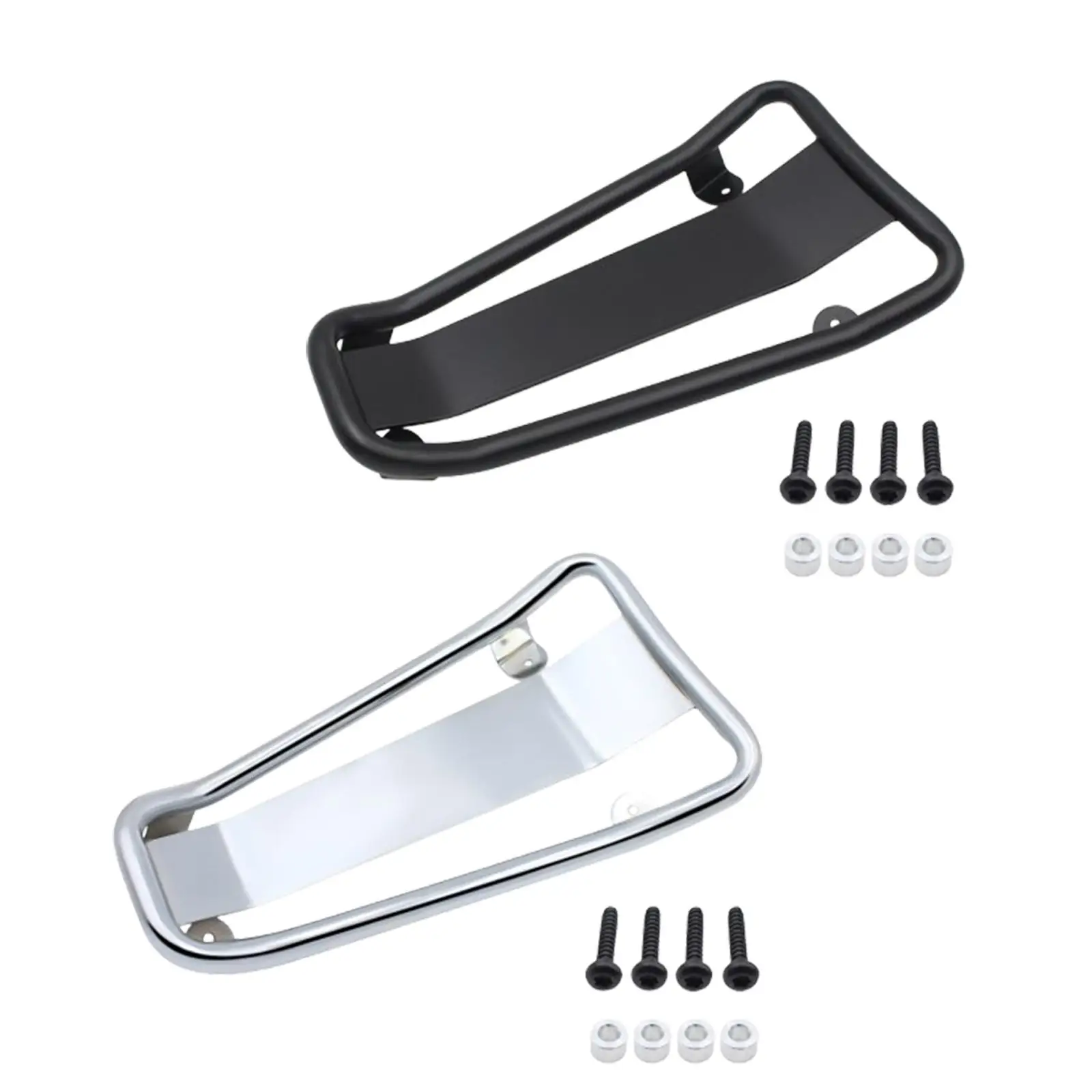 

Багажник для мотоцикла с креплением на подножку, запасные части, простая установка, профессиональный, портативный, опорный кронштейн для аксессуаров