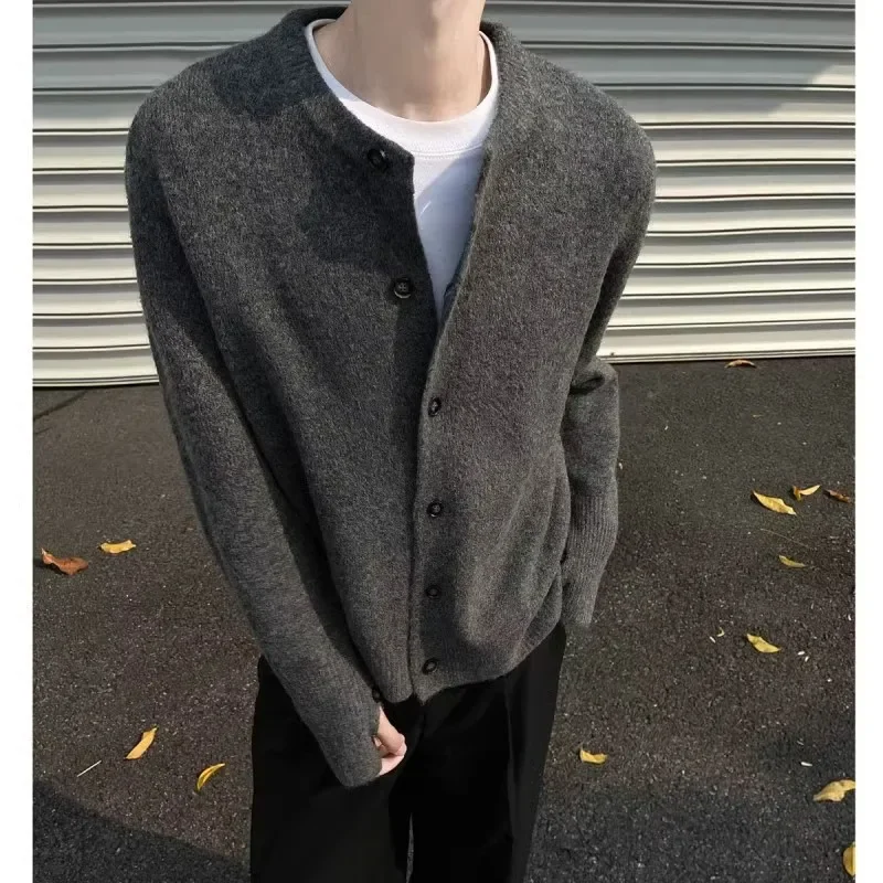 جولة الرقبة سترة سترة الرجال الشتاء سترة قصيرة سترة أمريكية JJ818 #2