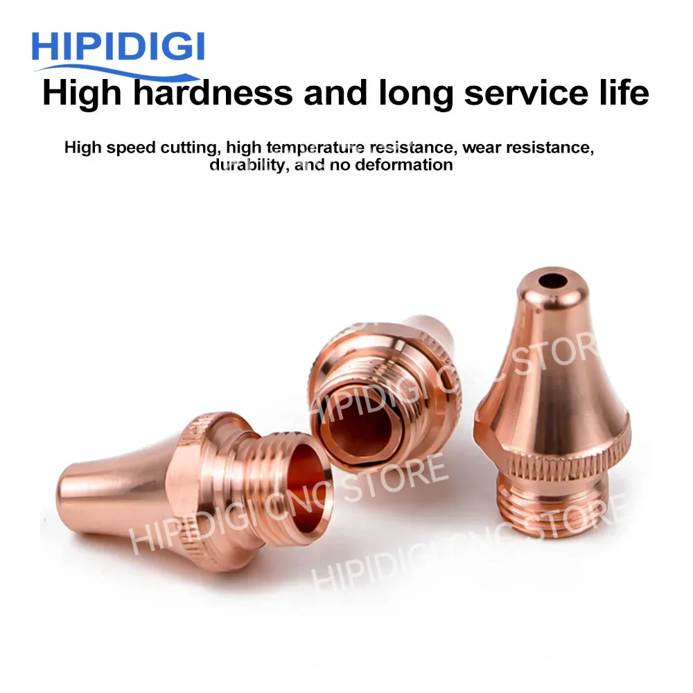 BOCHU BOCI M8 Nozzle Tube Cut M8 3D Laser Nozzle M8x0.75 Ceramic Ring 3D Cutting for BLT 421T 441T 442T 461T 310T Fiber Laser