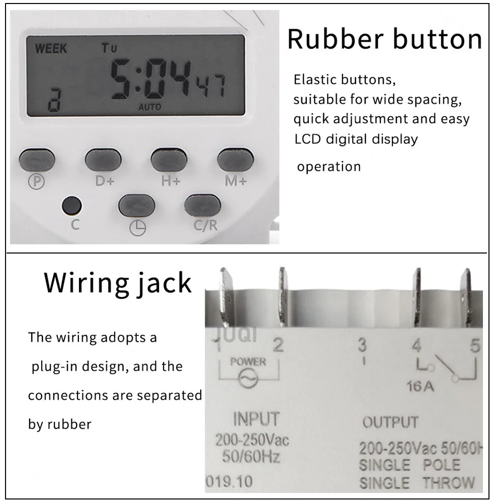 CN101A LCD time switch 12V 24V 110V 220V Time Relay Street lamp billboard power supply timer L701 best quality