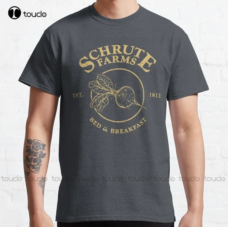 Schrute Farms Office Beets Dwight Scranton Bed And Breakfast Classic T-Shirt Girl Shirts Custom Aldult Teen Unisex Xs-5Xl