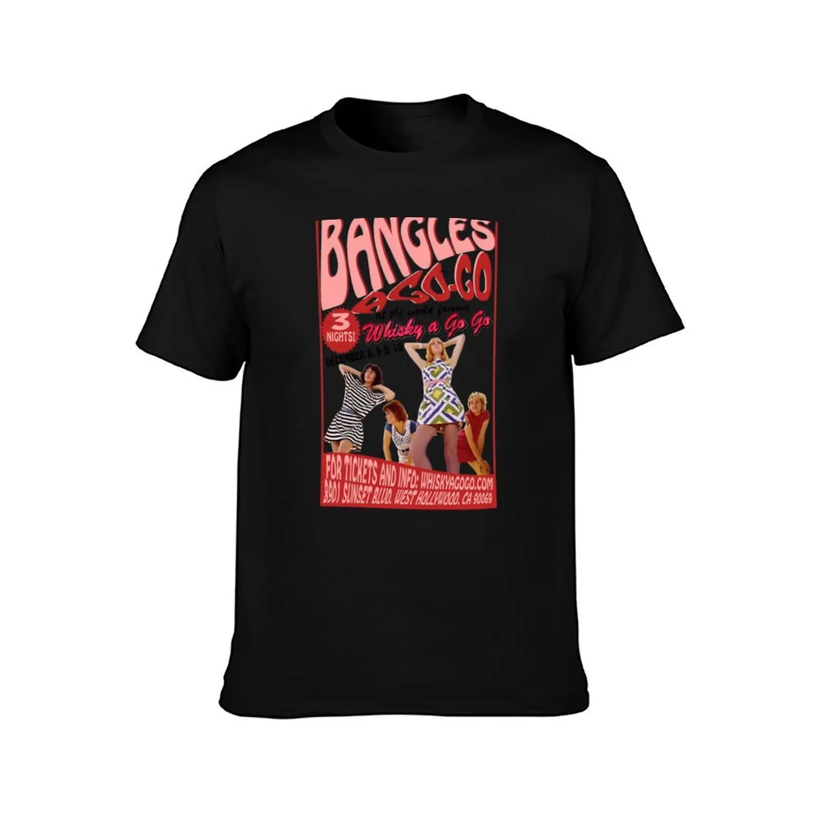 The Bangles a go go T-Shirt Festival Party Tee Top T-Shirt