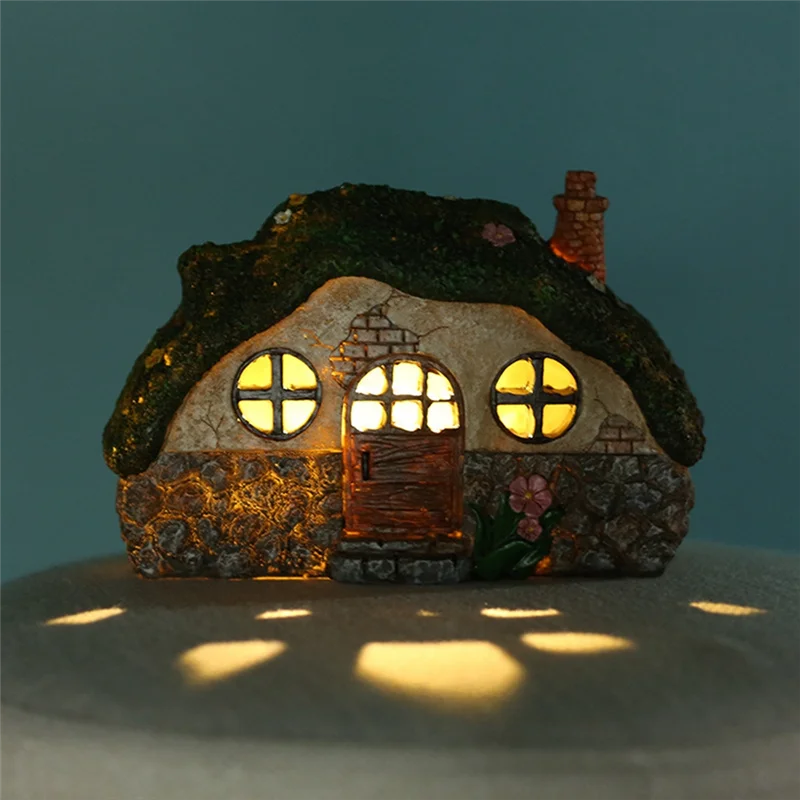 

AC17-LED Solar Light Fairy House Solar Light Outdoor Waterproof Garden Lawn Lamp Anti-Corrosion Solar Powered Light For Garden D