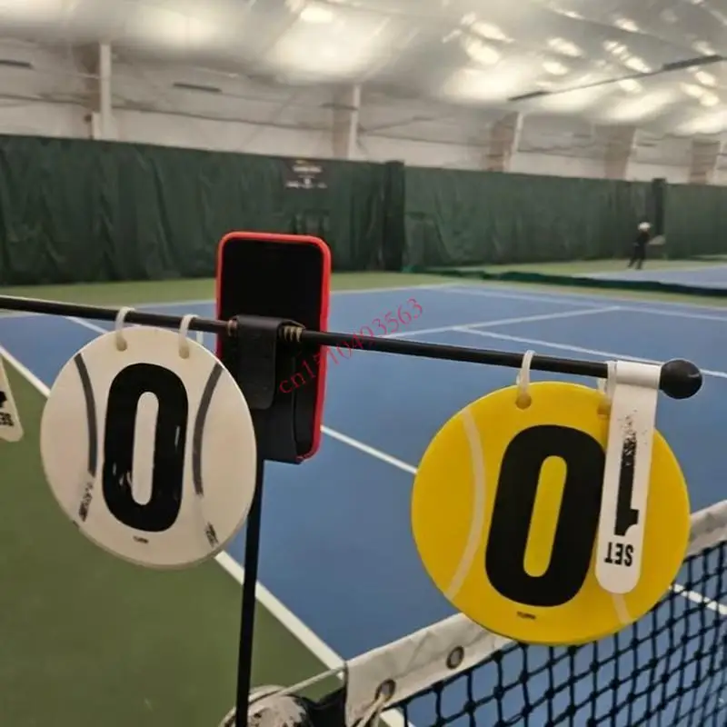 

Racquet View Phone Mount Stand Outdoor Tennis Camera Mount for Net or Fence 448C