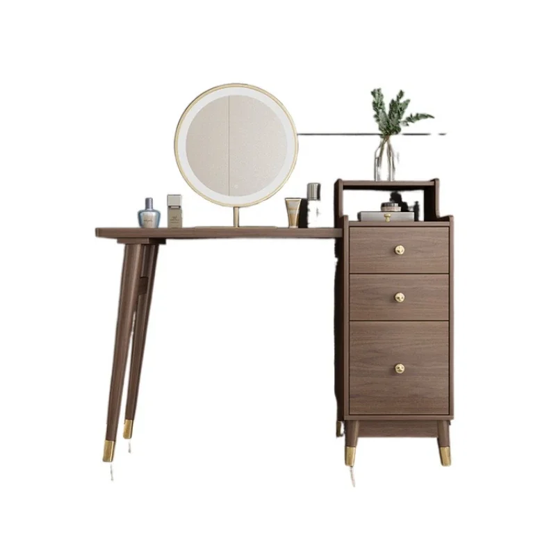 

XC Small Apartment Internet Celebrity Mini Dressing Table Nordic Simple Multi-Functional Bedroom Makeup Table Storage Cabinet