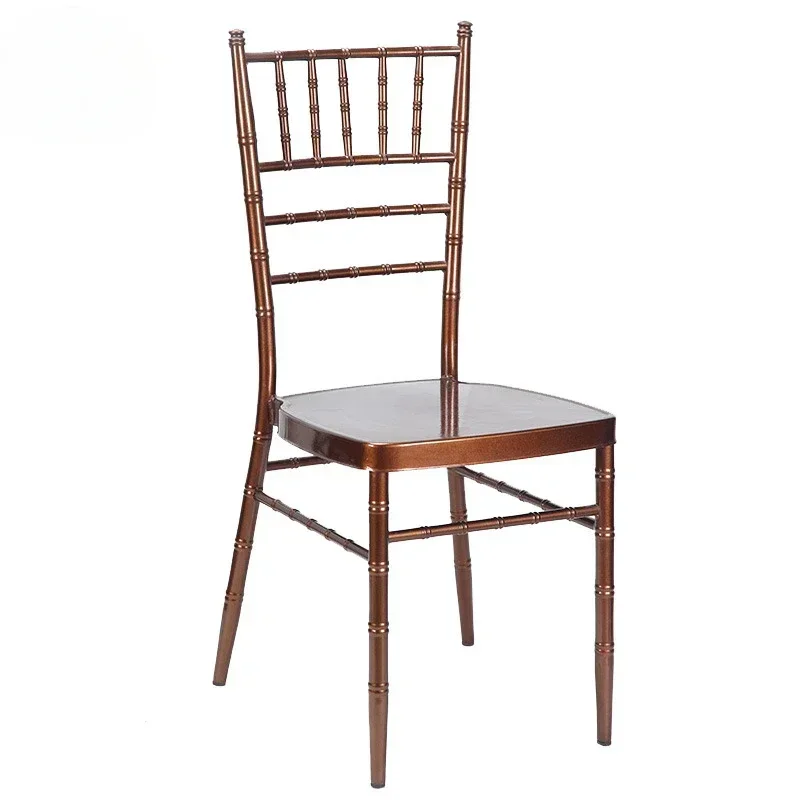 A large number of wholesale hardware banquet bamboo chairs activities celebration gold silver iron bamboo dining chairs outdoor