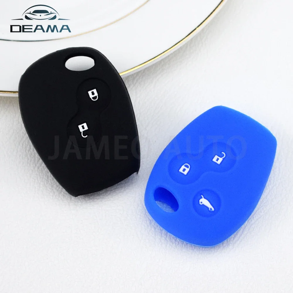 2 Buttons Silicone Remote Key Shell Case For Renault Megane Modus Espace Laguna Duster Logan DACIA Sandero Fluence Clio Kangoo