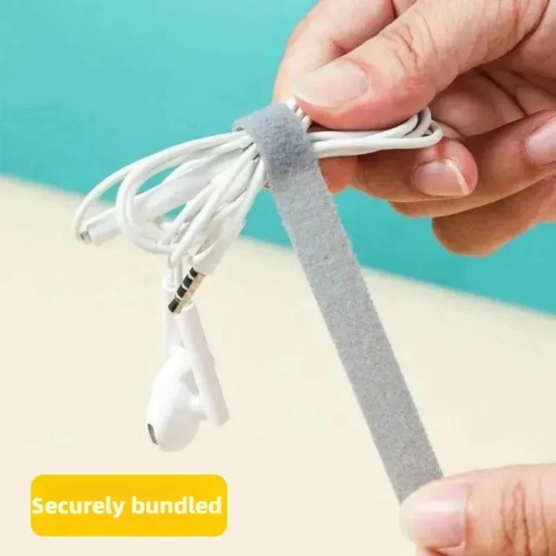 1 Roll Reusable Hook and Loop Cable Ties, Multi-Purpose Fastening Tape, Cord Organizer for Computer, TV Wire Management and Home
