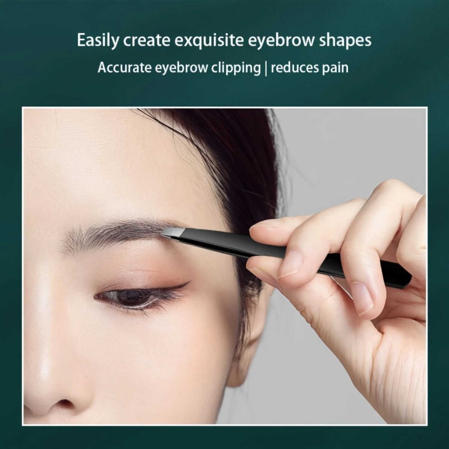 Precision Eyebrow Tweezers Set  Sharp and Stylish for Continuous Hair Removal