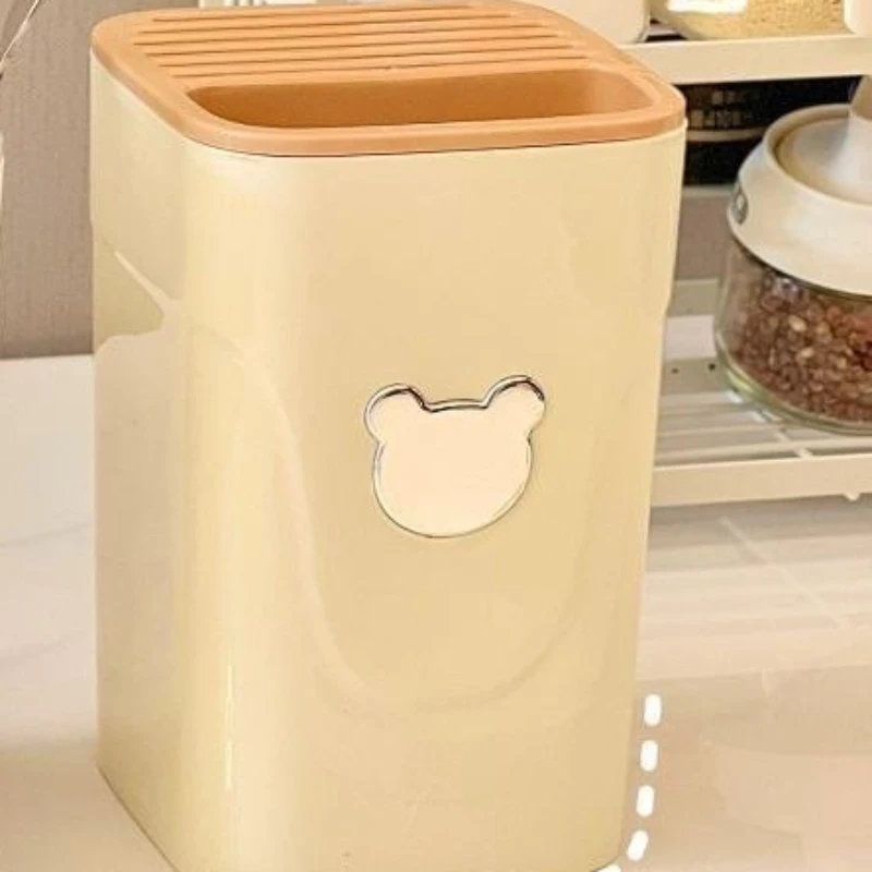 

Удобная подставка для ножей, держатель для ножей с дренажом для общежития, бытовой дизайн, кухонные принадлежности, Soporte Para Couteaux XY40DJ