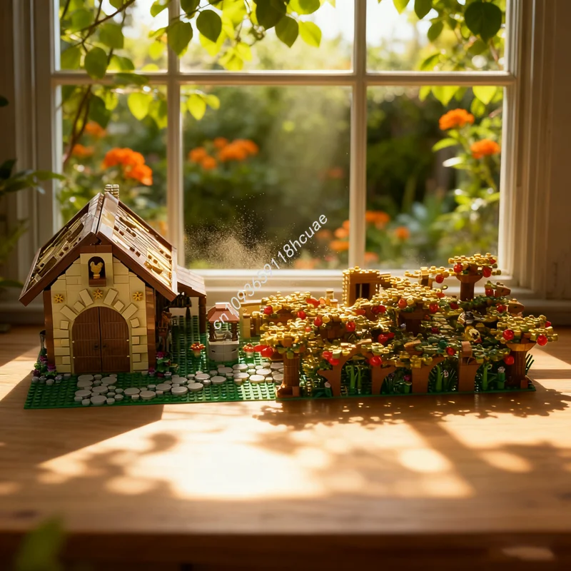 

1894pcs MOC Secret Cabin Laboratory City Farmed Model Building Blocks Construction DIY Creative Brick Christmas Gift Toy Kids