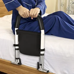 Bed Rail For Olders Foldable Bed Rail Side Protection Fall Protection Bed Railing Artificial For Adults, Home Care Carry 300Kg