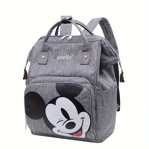 Imagen 2 del producto Mochila de Mickey Mouse de Disney para mujer y niña, bolsa de viaje duradera de gran capacidad, mochila escolar impermeable para estudiantes, bolsa aislante