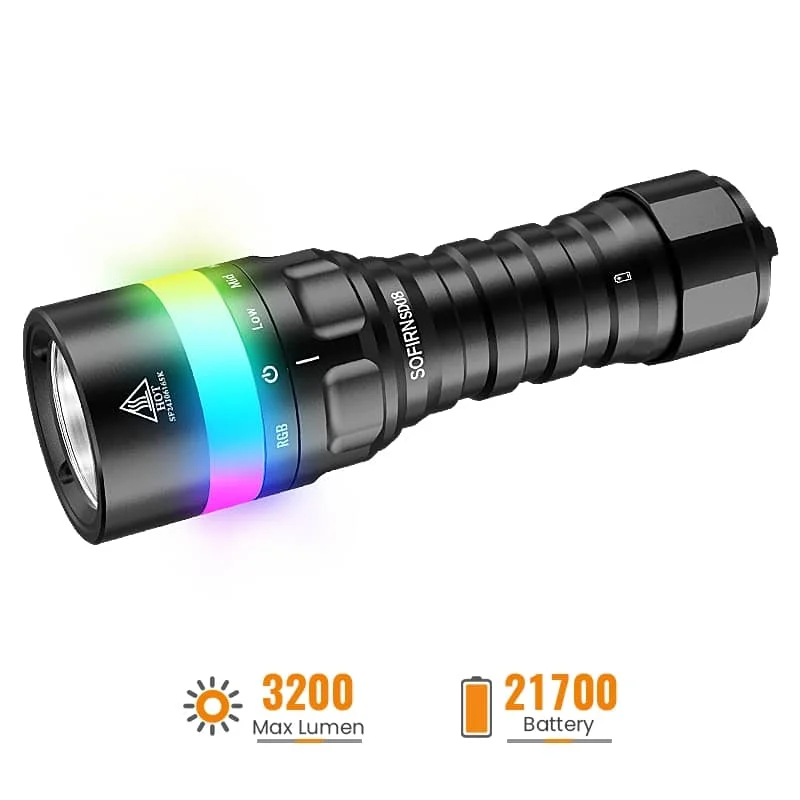 

Фонарик для дайвинга Sofirn SD08 3200lm