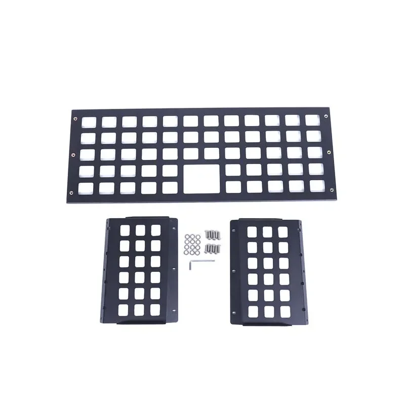 

metyoucar For Great Wall Haval H9 2024-2025 Aluminum Alloy Black Car Trunk Roof Rack Storage Holder Bag Holder Car Accessories