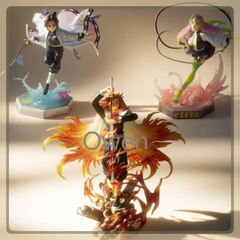 

Kochou Shinobu Anime Demon Slayer: Kimetsu no Yaiba Фигурка Rengoku Kyoujuro Фигурка Статуя из ПВХ Коллекция Модель Игрушка в подарок