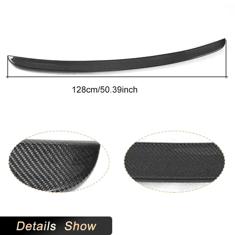 Carbon Fiber Rear Trunk Spoiler Wings for Mercedes Benz E Class W211 E55 E63 AMG 2002-2008 Car Rear Spoiler Boot Lid Wing Lip