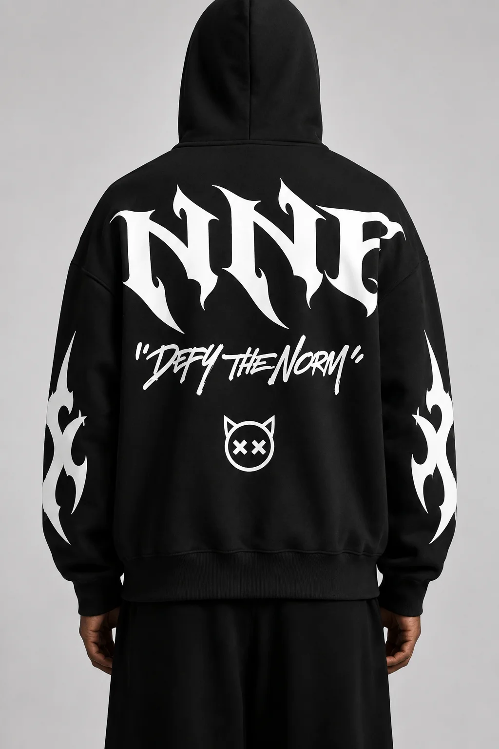 Y2K Punk Gothic Buchstaben-Print Hoodie für Männer und Frauen, Herbst-Winter Loser Pullover, Hip-Hop Streetwear, Langarm Casual Oberteil – Detail 5
