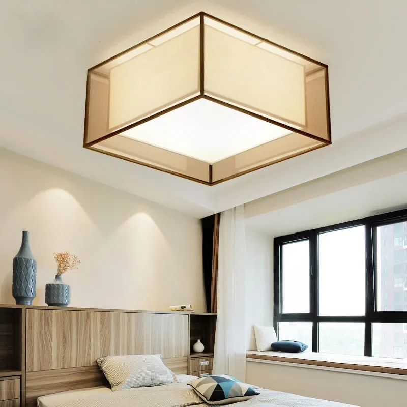 

LED new Chinese style living room light package Chinese style atmosphere master bedroom modern minimalist style ceiling lam