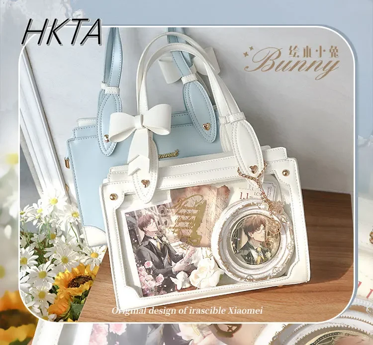 Japanese Style Ita Bag New 2024 Girls Portable Crossbody Transparent Cute Gothic Women's Backpack Elegance Tote Handbag Bags