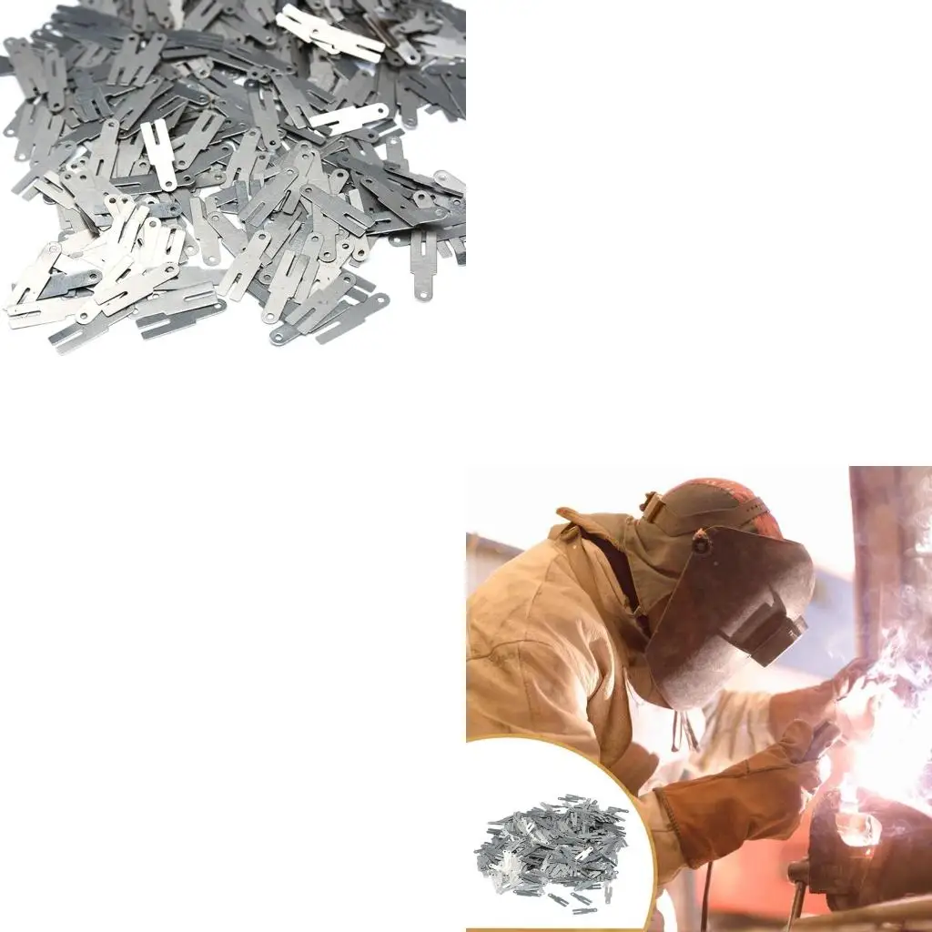  100 Pieces 0.15x20x4mm H type Nickel Plated Steel Strip Tabs Suitable for Battery Spot Welder High Tensile Tension