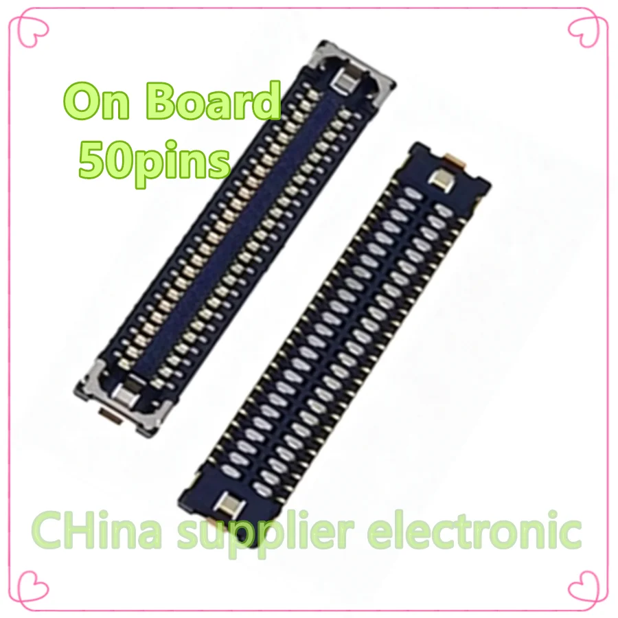 For Huawe Honor 50 Pro 50pro Mobile phone tail socket motherboard Flex cable connection buckle FPC connector 50pins