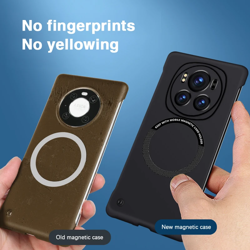 Ultra Thin Hard PC Frameless Case for Honor Magic6 Pro 5G Magsafe Wireless Charging product photo