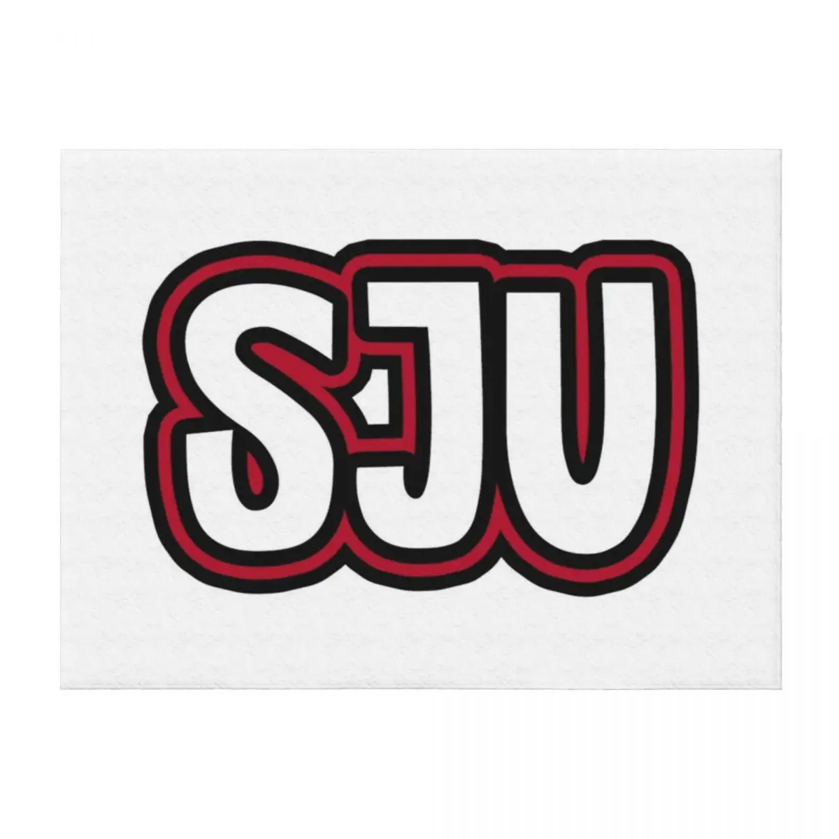 

SJU St. Johns University Throw Blanket Hair Furry Baby funny gift Blankets