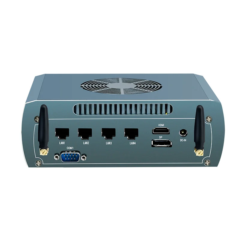 Topton Solid FU04 جدار الحماية كمبيوتر صغير AMD R5 8645HS 7535U 4*2.5G LAN 2 * DDR5 2 * NVMe ألعاب كمبيوتر صغير Proxmox رؤية الآلة