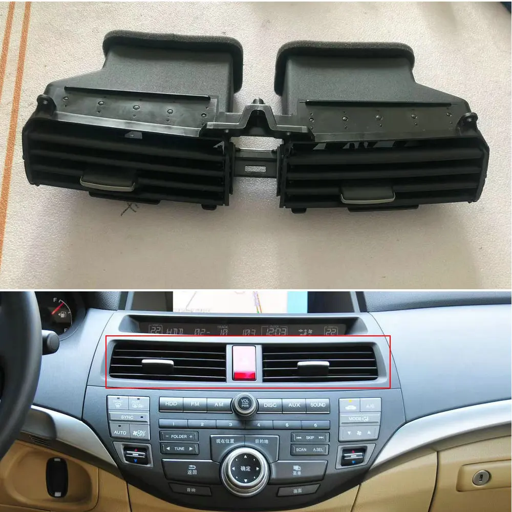 

Applicable to Accord 2011-2013 Crosstour Center console air outlet Cold and hot air vents Air conditioning vents