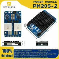 Matek MATEKSYS PM20S-2 POWER MODULE 9-85V DC IN 4-20S 85V TVS protection /2x independent Step-Down Voltage Regulators For RC FPV