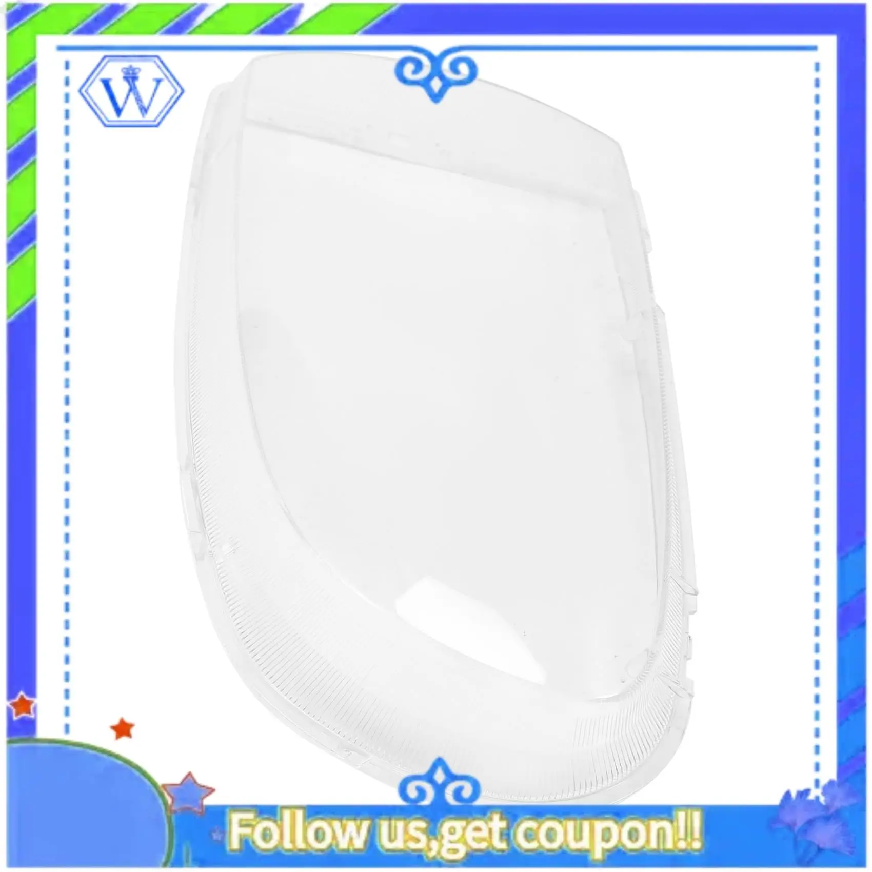 

M46K-For Hyundai Accent 2003-2005 Left & Right Car Headlight Lens Cover Headlight Shade Shell Auto Light Cover Pair