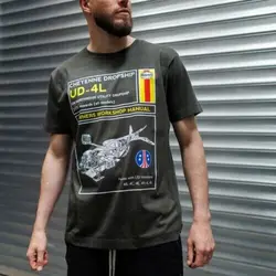 Aliens Cheyenne UD-4L Dropship Repair Manual Mens T Shirt Nostromo LV426