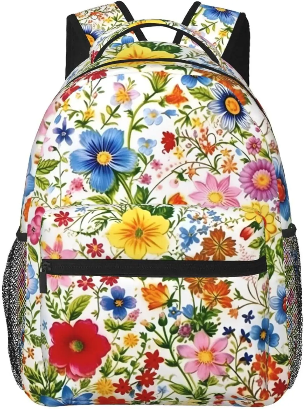 

laptop bag back to school Cute Flowers Lightweight Laptop Backpack Lightweight Multipurpose Travel Casual Daypack Unisex College