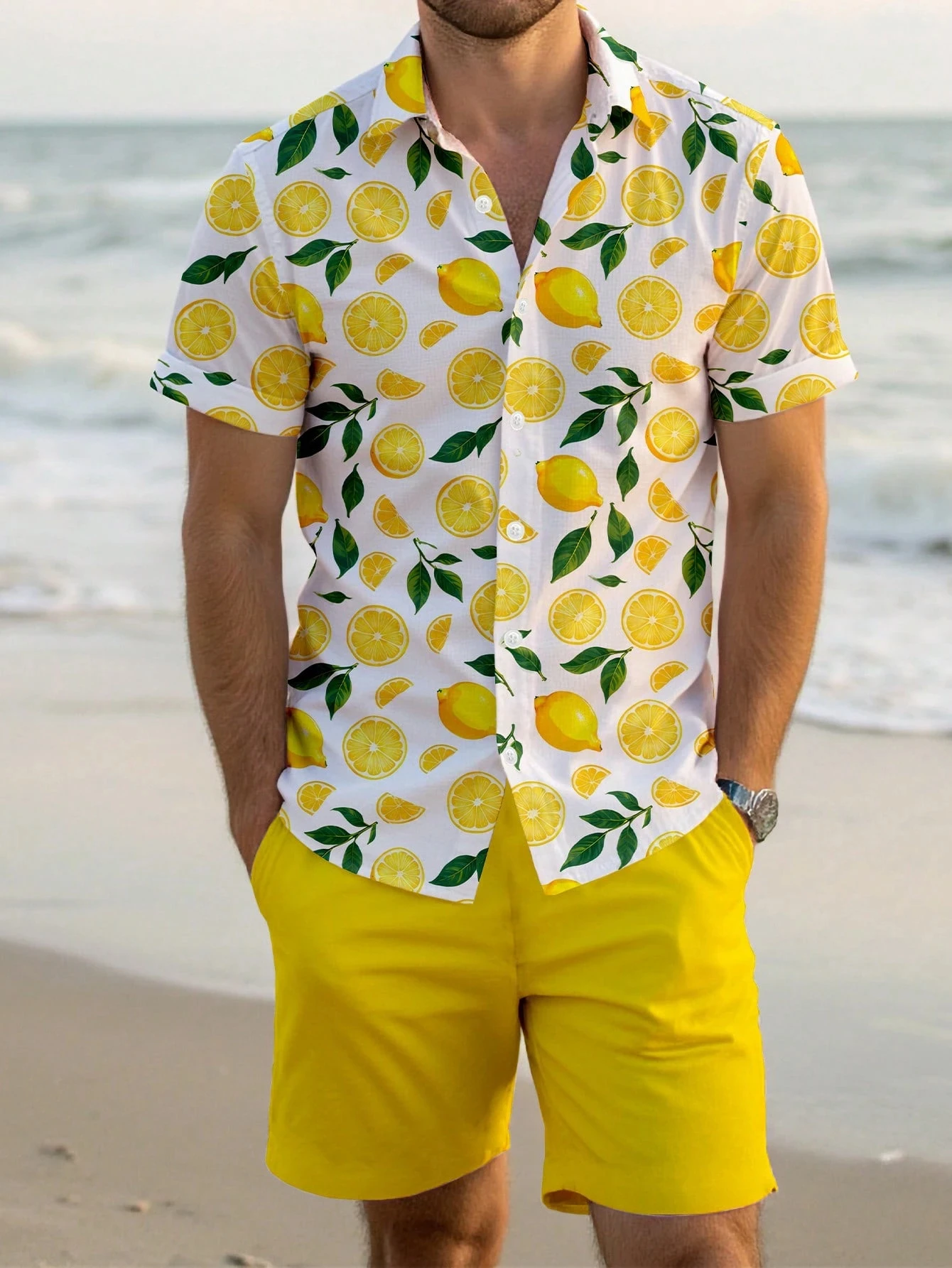 Hawaiian Fruit Floral Print Me - đánh giá và giá Printed Floral Shirt
