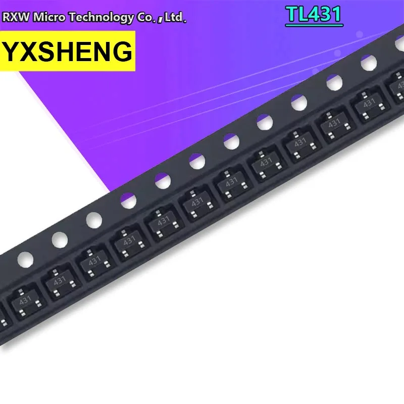 100PCS TL431 SOT TL431A SOT-23 431 SMD Voltage Regulator IC Chipset