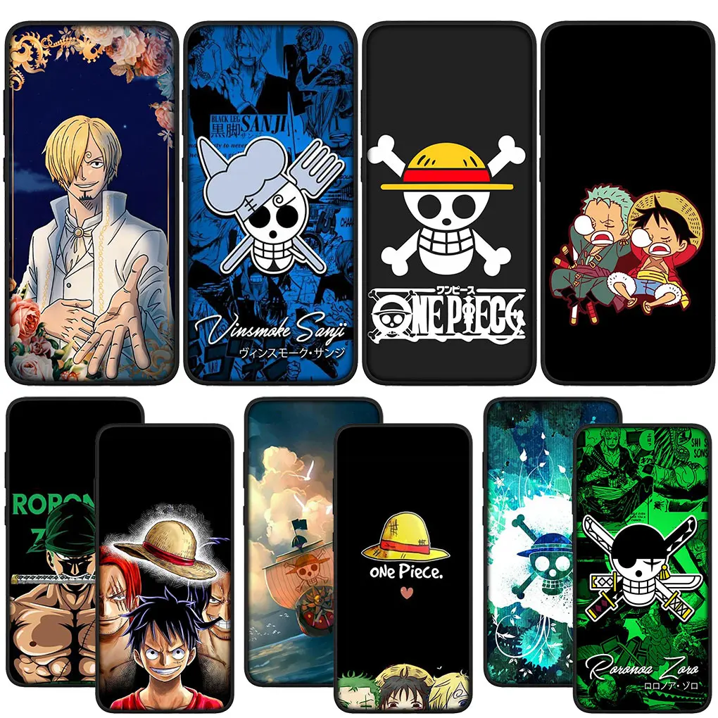 Sanji Roronoa Zoro One Piece Luffy Cover Phone for Huawei Y7A Y6P Y5P Y6 Y7 Y9 Prime 2018 2019 Y8P Y9A Y8S Y9S P Smart Case