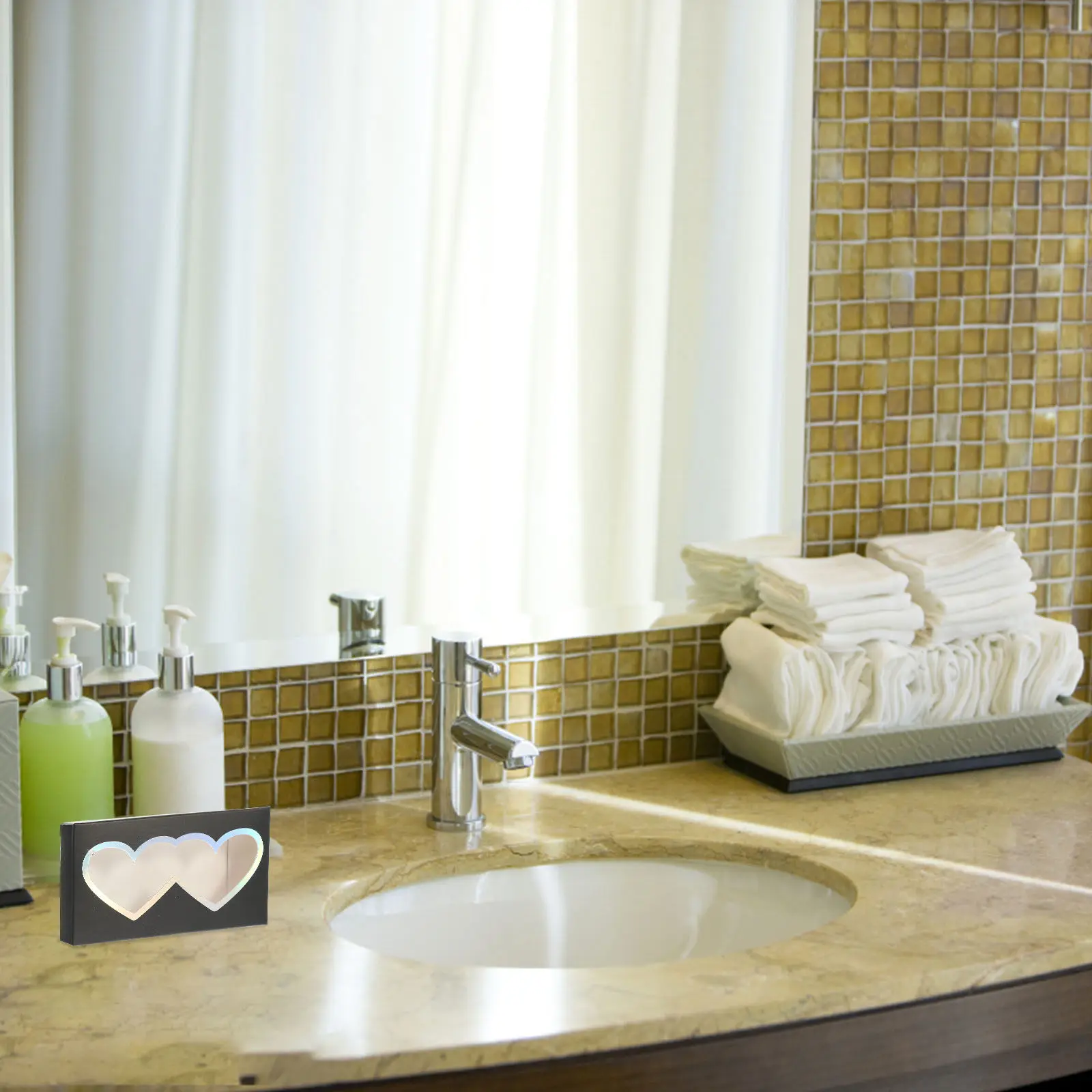 

50 шт. Изысканные простые коробочки для хранения ресниц в форме сердца с прозрачной крышкой, упаковка для ресниц для девушек в дорогу