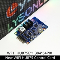 HD-WF1 HD-WF2 HD-WF4 Asynchronous HUB75 Port RGB Seven Color Small LED Display WIFI Control Card