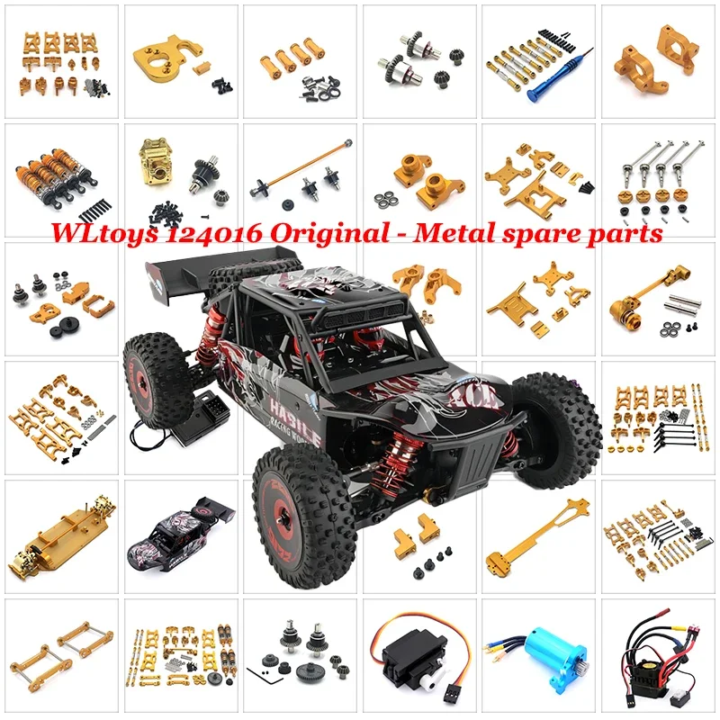

Wltoys 124016 Remote Control Car Metal Central Axle Drive Differential Gear Upgrade Components 124018 124019 144001 1/12 1/14
