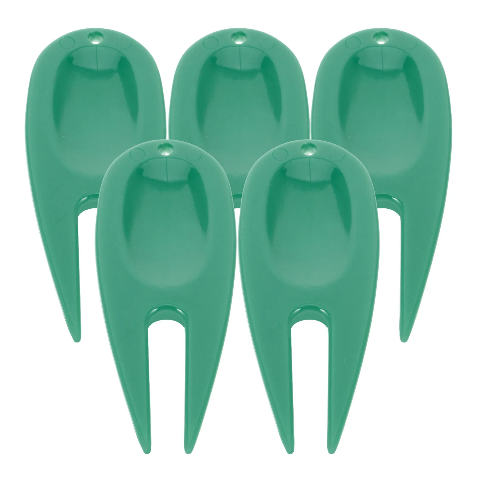 

Набор из 5 компактных портативных пластиковых инструментов для ремонта гольф-полей, профессиональные вилки для восстановления газона, аксессуары для гольфа