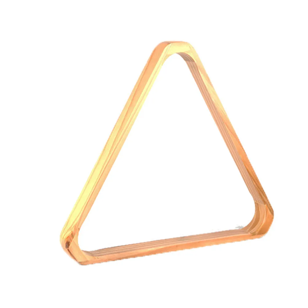 

Triangle Billiard Tripod Rack Wooden Snooker Ball Holder Frame for Pool Table Accessories Clutter Room Organization
