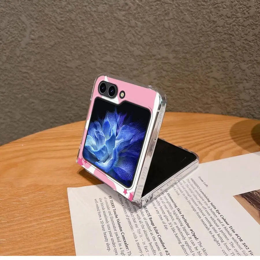 حافظة لهاتف سامسونج جالاكسي ZFlip3 ZFlip5 ZFlip6 Z Flip 7 6 5 4 3 ZFlip4 ZFlip7 غطاء هاتف ناعم شفاف سانريو سينامورول ماي #2