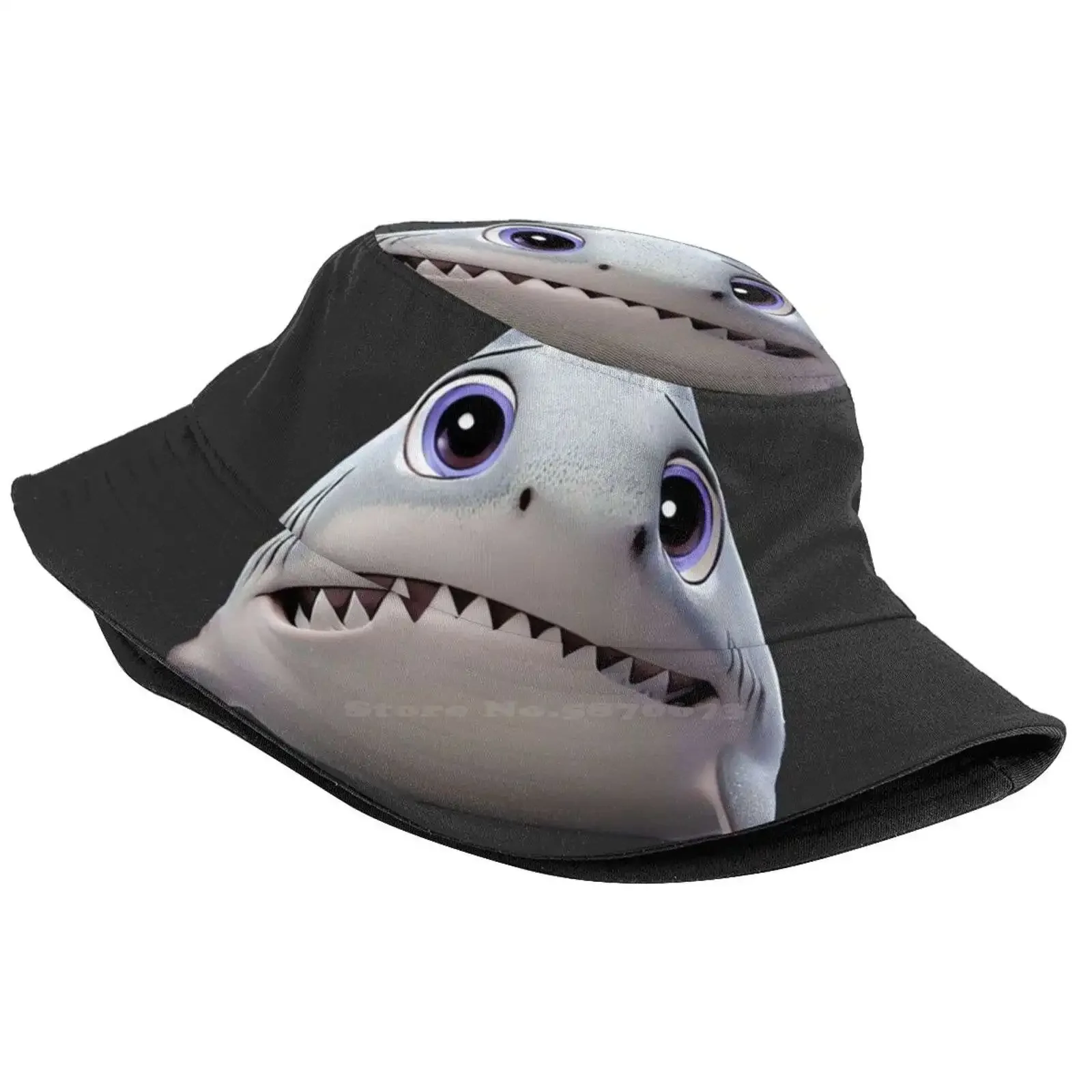 Adorable Shark Fisherman's Hat Bucket Hats Caps Adorable Shark Cute Midjourney Ai