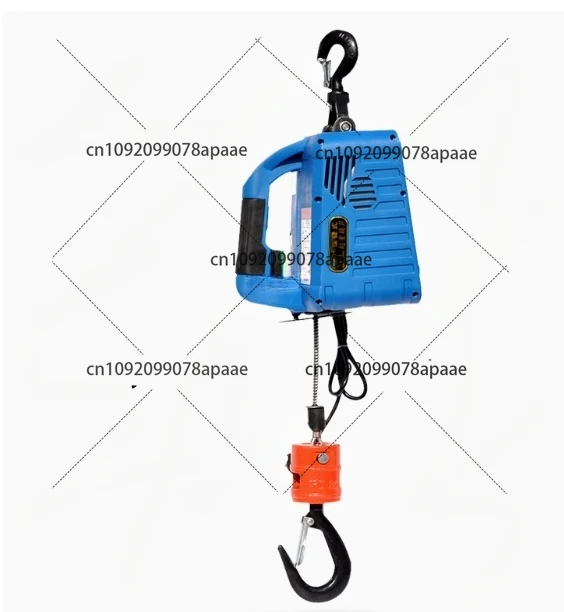 220V Upgrade Electric hoist Portable electric hand winch traction block electric steel wire rope lifting hoist towing rope