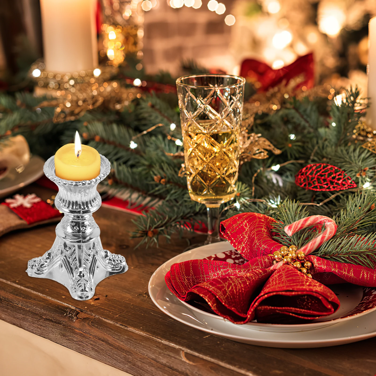 12 قطعة حامل عتيق أنيق عمود حامل رومانسية حفل زفاف الديكور حديقة الجدول محور