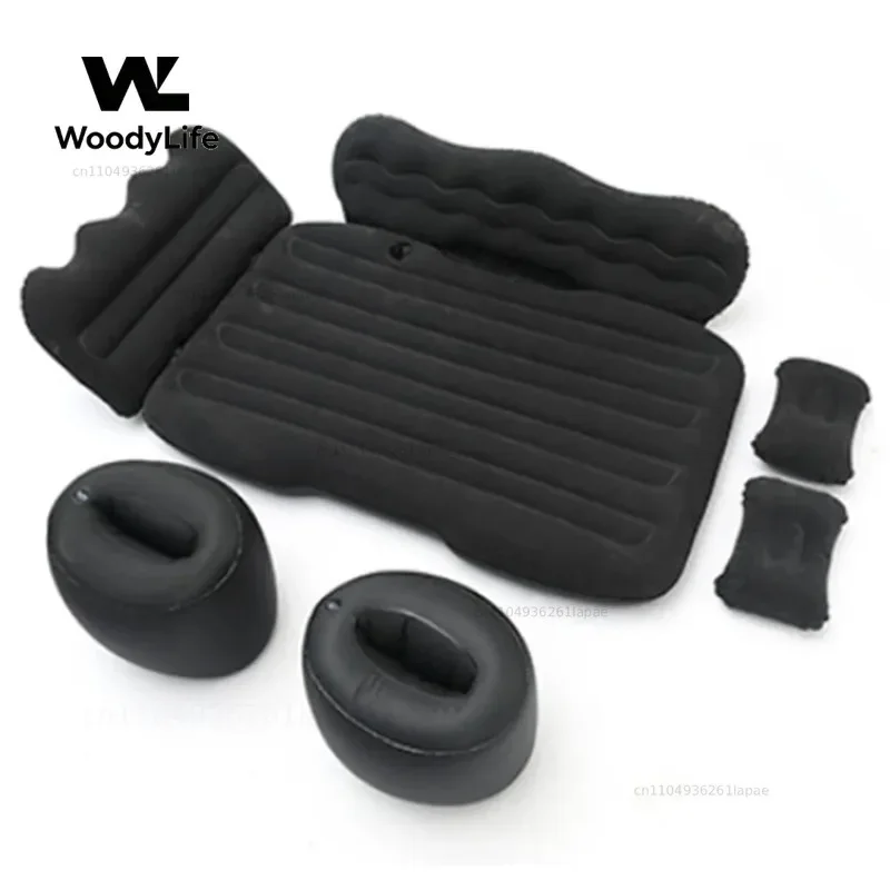 NEW Mattress Car Inflatable Travel Bed Home Outdoor Camping Mat Rear Flocking Plus Air Mattress for SUV