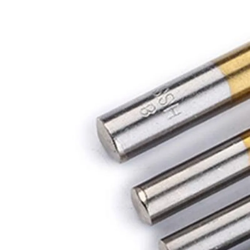 

Titanium Coated HSS Twist Drill Bits Hole Holesaw Tool Serrated Cutting Drill Bits for Iron Aluminum Alloy Copper Wood Plastic