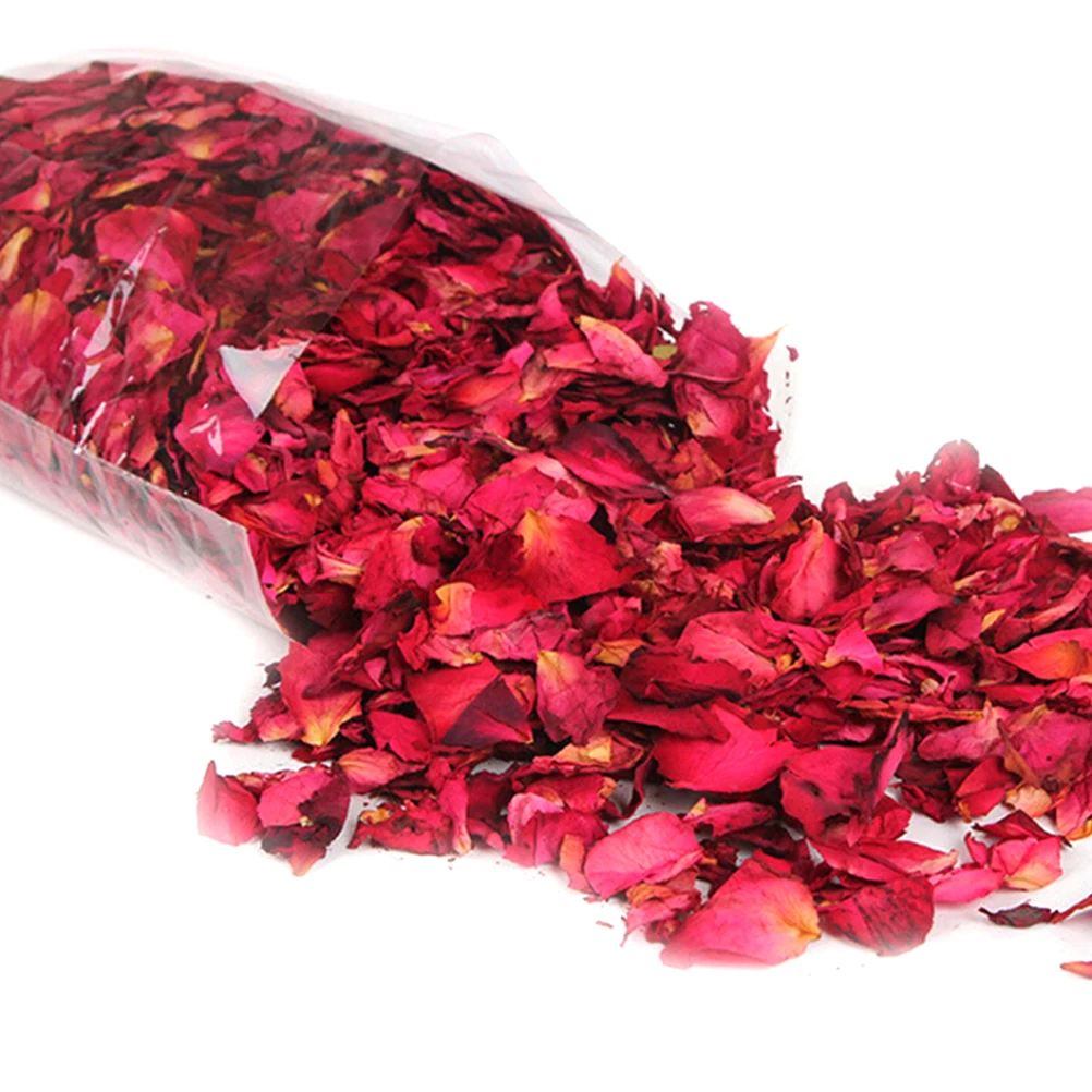 Romantic 100g Natural Dried Rose Petals Bath Dry Flower Petal Spa Whitening Shower Aromatherapy Bathing Supply